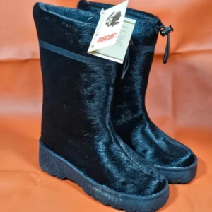 Oscar Sport x Rajar Damen Winterstiefel Vintage 90' Year's Echtfelloptik Größe 37| 432