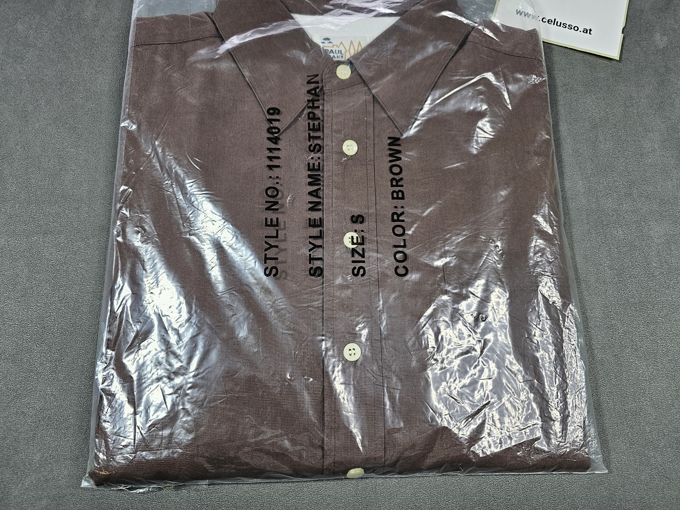 Paul Frank Herrenhemd – Modell Stephan – Größe S – Braun – Neu mit Etikett | 620 – Bild 5