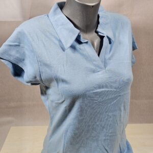 Neu! Fruit of the Loom Damen Polo – Hellblau – Größe L – Lady Fit | 625