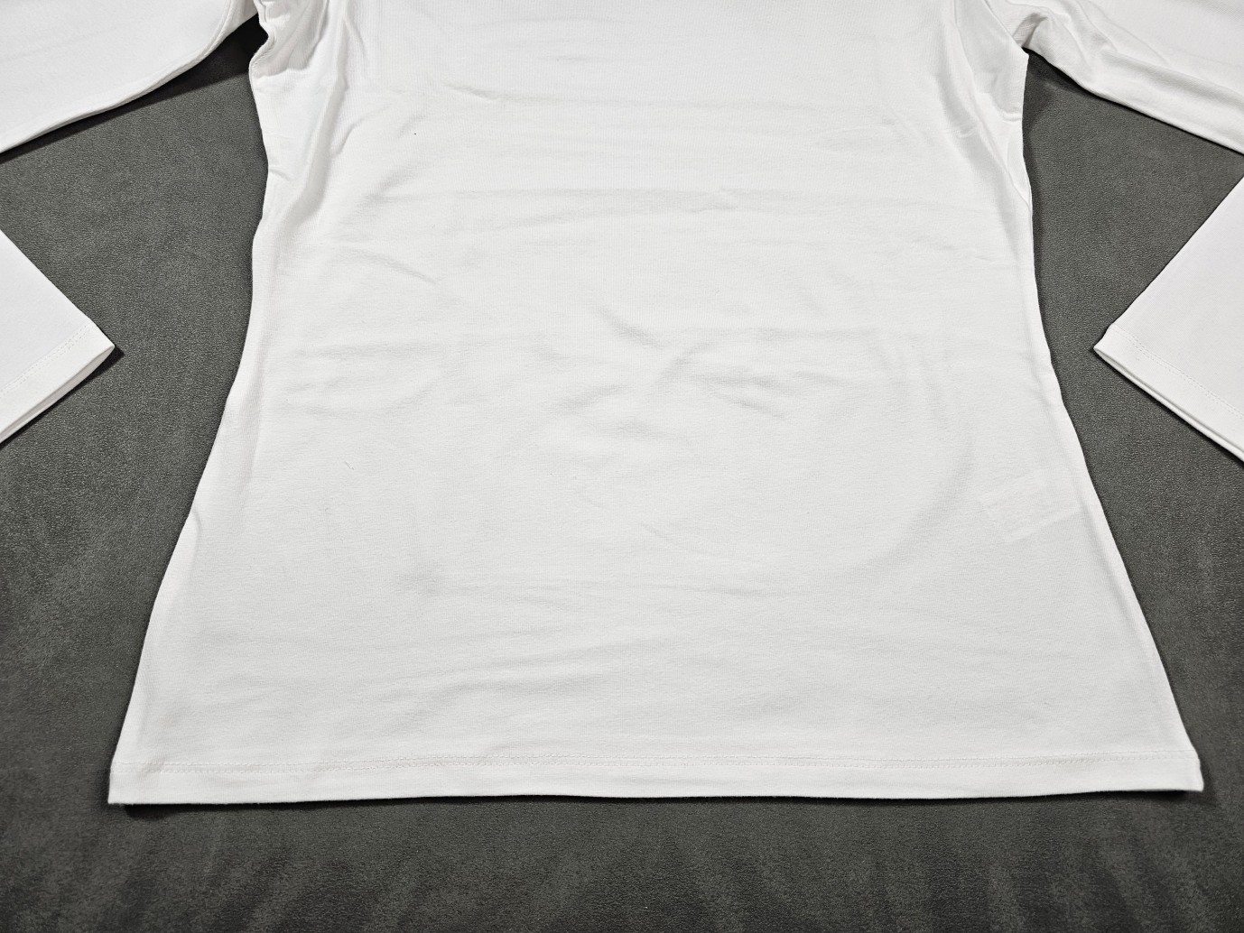 Fruit of the Loom Lady-Fit Langarmshirt Weiß – Größe M – Bild 10