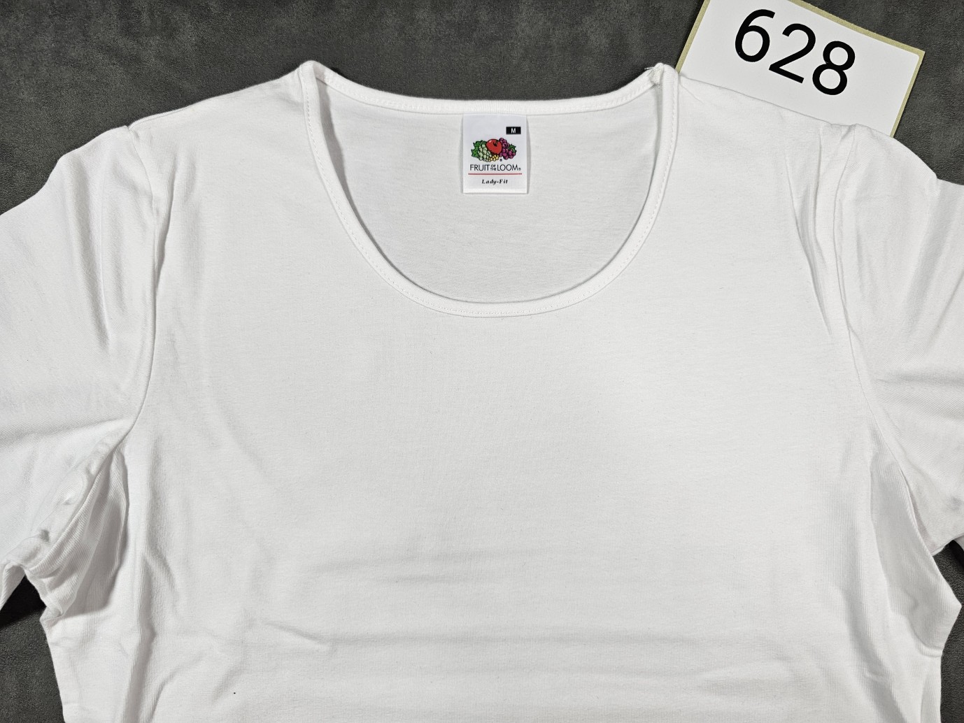 Fruit of the Loom Lady-Fit Langarmshirt Weiß – Größe M – Bild 9