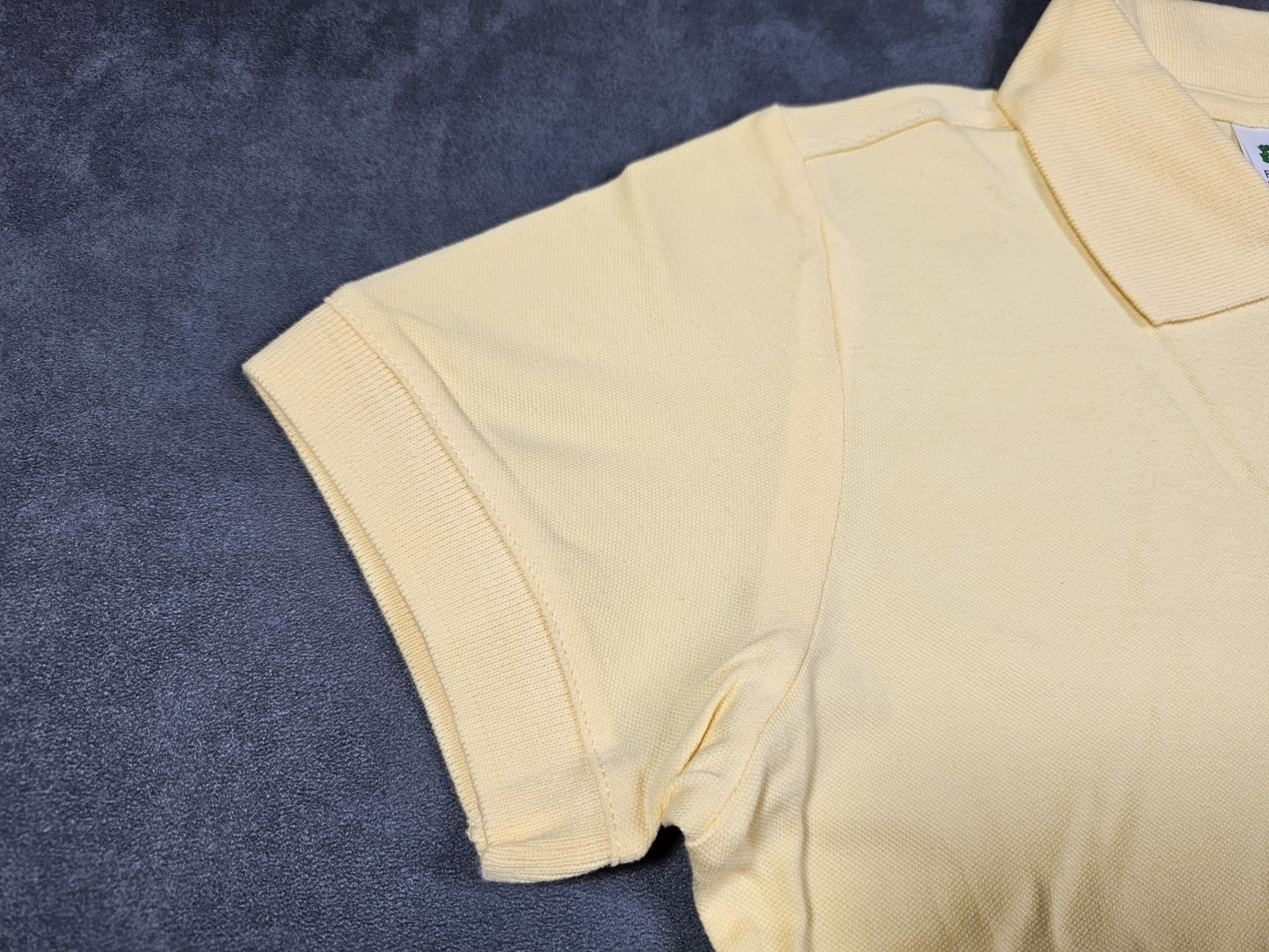 Fruit of the Loom Lady-Fit Poloshirt Light Gold – Größe XS – Bild 6