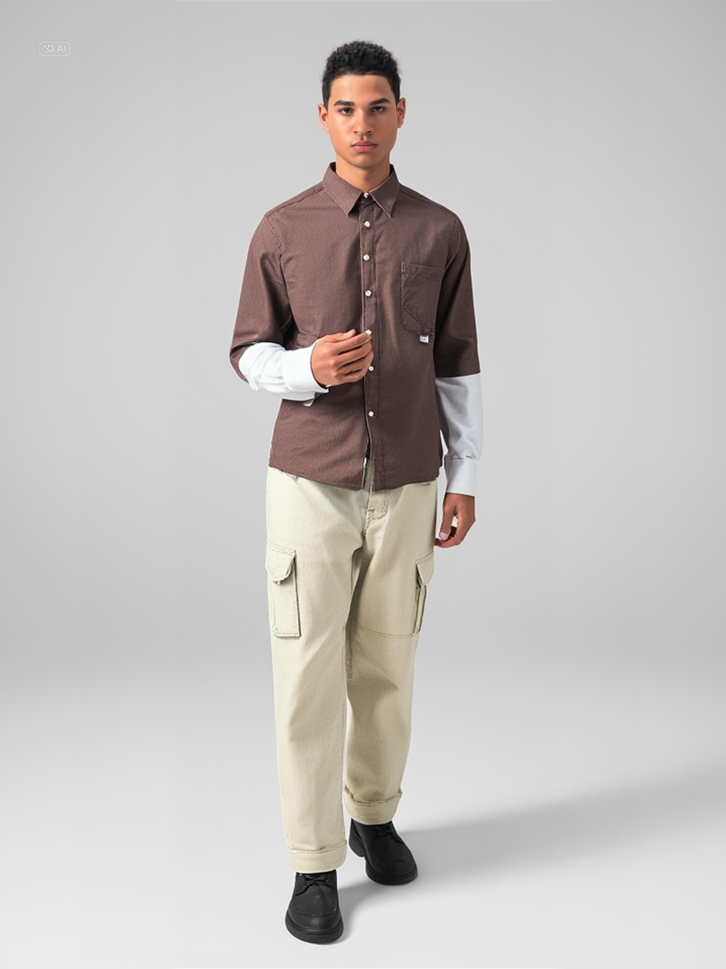 Paul Frank Herrenhemd – Modell Stephan – Größe S – Braun – Neu mit Etikett | 620 – Bild 3