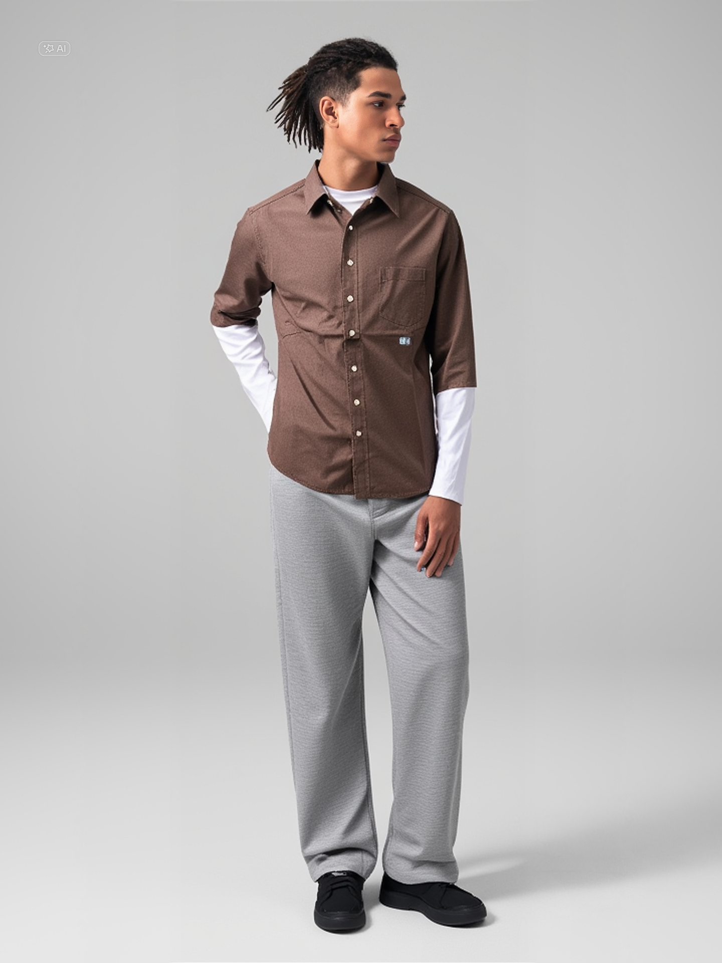 Paul Frank Herrenhemd – Modell Stephan – Größe S – Braun – Neu mit Etikett | 620