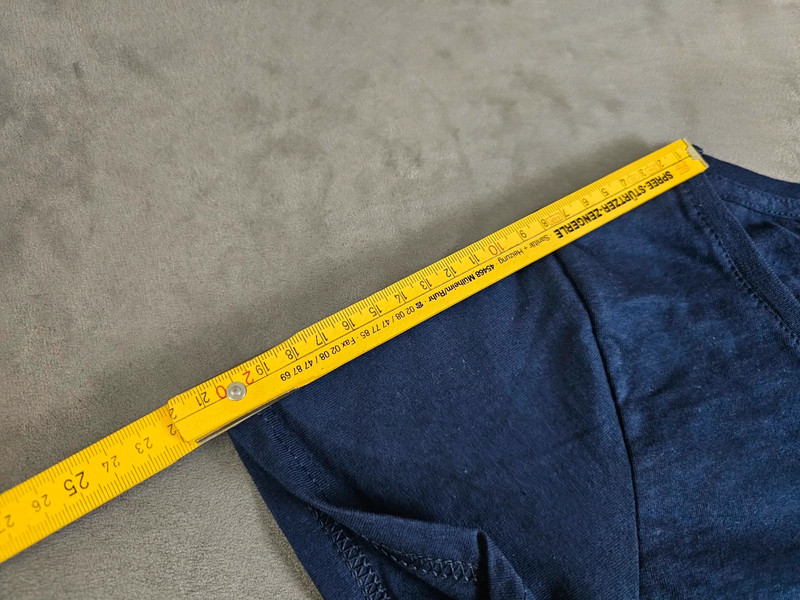 Fruit of the Loom Damen T-Shirt Lady Fit V-Neck Navy Größe S