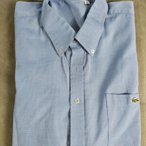 Lacoste Herren Kurzarmhemd | Blau | Gr. 42 (M/L) 076 Vintage