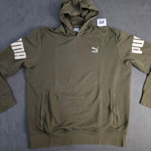 Puma Hoodie Herren XL – Khaki Grün 128