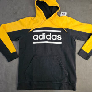 Adidas Hoodie Kapuzenpullover Gelb/Schwarz Größe L |125