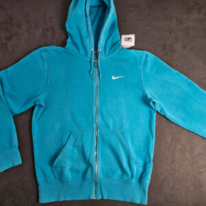 Nike Hoodie Herren Zip Kapuzenjacke Blau Größe M | 089