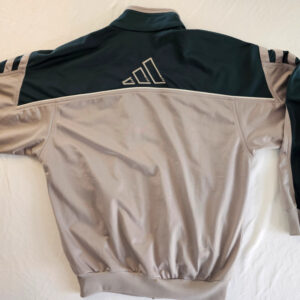 Vintage Adidas Track Jacket Trainingsjacke Gr. S Schwarz Grau Retro