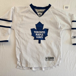 Reebok NHL Trikot Toronto Maple Leafs Jugend L/XL Weiß Blau Jersey Vintage 027