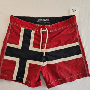 Napapijri Herren Badeshorts rot Flagge Gr. M | ca. 43 cm Bundweite 036