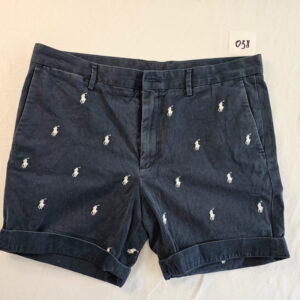 POLO Ralph Lauren Herren Shorts Straight Fit | Dunkelblau bestickt | W40 038