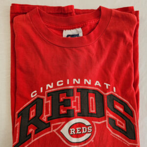 Cincinnati Reds T-Shirt Rot Vintage USA Baseball Fan Gr. ca. XL 043