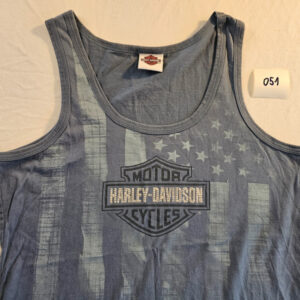 Harley-Davidson Damen Tank Top Glitzer Logo USA Vintage Look Gr. S 051