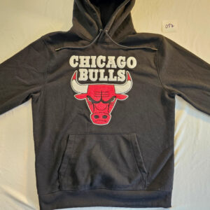 Chicago Bulls Hoodie NBA Kapuzenpullover Schwarz M ca. 057