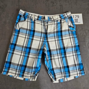 O'Neill Herren Shorts kariert Blau/Weiß Größe 33 Santa Cruz California | 179