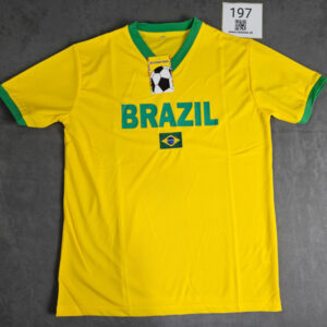 Brasil Fußballtrikot – Gelb/Grün – Größe M – Neu (#197)