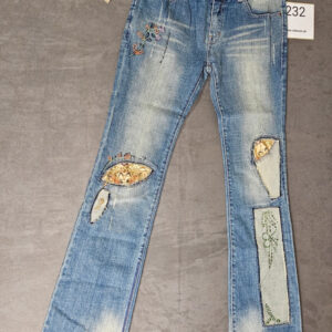 Red Magic Jeans Scorpion Damenjeans W30 L32 bestickt Patchwork Vintage Look | 232