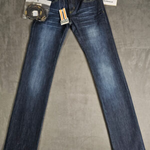 Metersbonwe Jeans Damen Hose Dunkelblau Größe 155/62A – Neu mit Etikett + Gürtel | 237