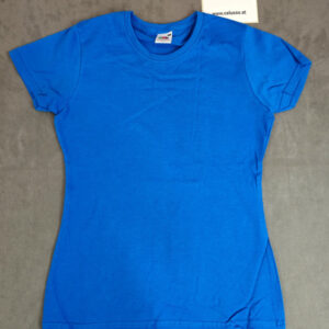 Fruit of the Loom Damen T-Shirt Lady Fit Blau Größe S| 246