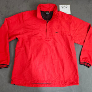 Nike Golf Dri-Fit Windbreaker Herren Pullover Rot Größe M | 262