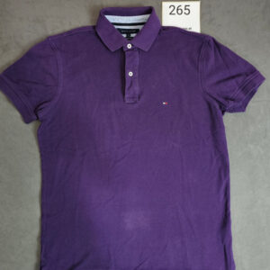 Tommy Hilfiger Polo Shirt Violett Herren Größe M Regular Fit | 265