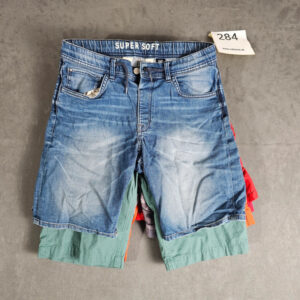 Jugend Shorts Paket 6 Stück – Jeans, Cargo & Badeshorts – Gr. ca. 14–16 Jahre | 284