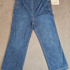Baby Walz Umstandsjeans Gr. 40 – Dunkelblau Denim, Seitliche Knöpfe Neu|307