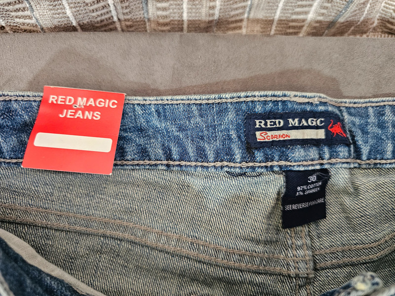 Red Magic Jeans Scorpion – Damen Jeans bestickt, Gr. 30 |324