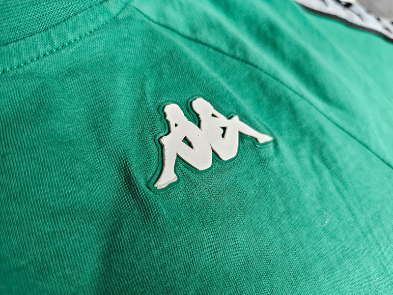 Vintag '90 Kappa Herren T-Shirt Grün Small | 342