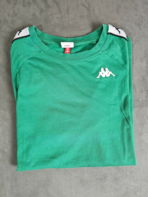 Vintag '90 Kappa Herren T-Shirt Grün Small | 342