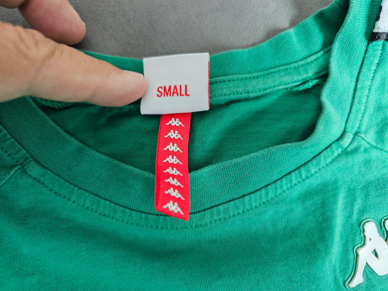 Vintag '90 Kappa Herren T-Shirt Grün Small | 342