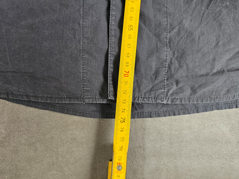 COS Herren Kurzarm Hemd Grau Größe L |348