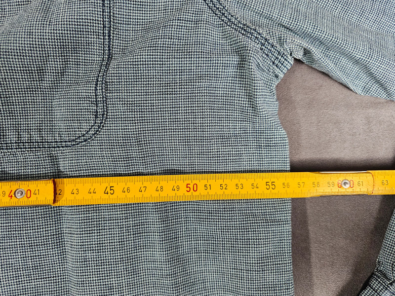 Hilfiger Denim Herrenhemd XXL – Langarm, Blau kariert | 357