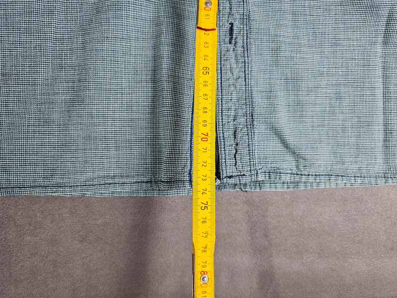 Hilfiger Denim Herrenhemd XXL – Langarm, Blau kariert | 357
