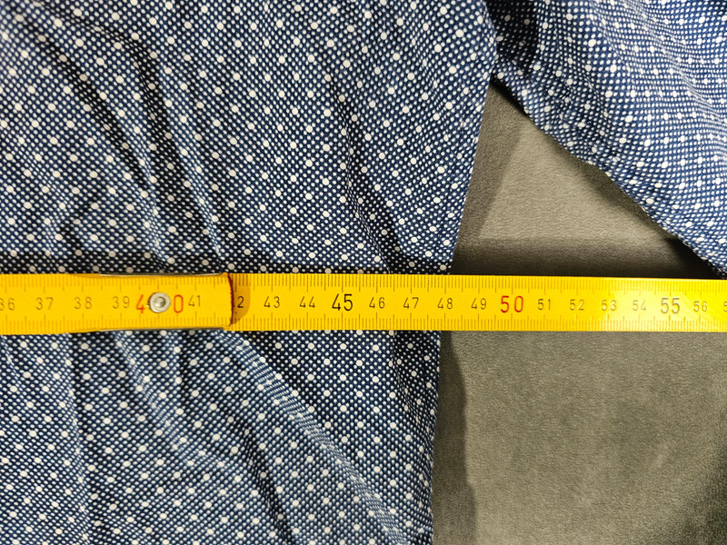 Tommy Hilfiger Slim Fit Hemd M – Dunkelblau mit weißen Punkten |360