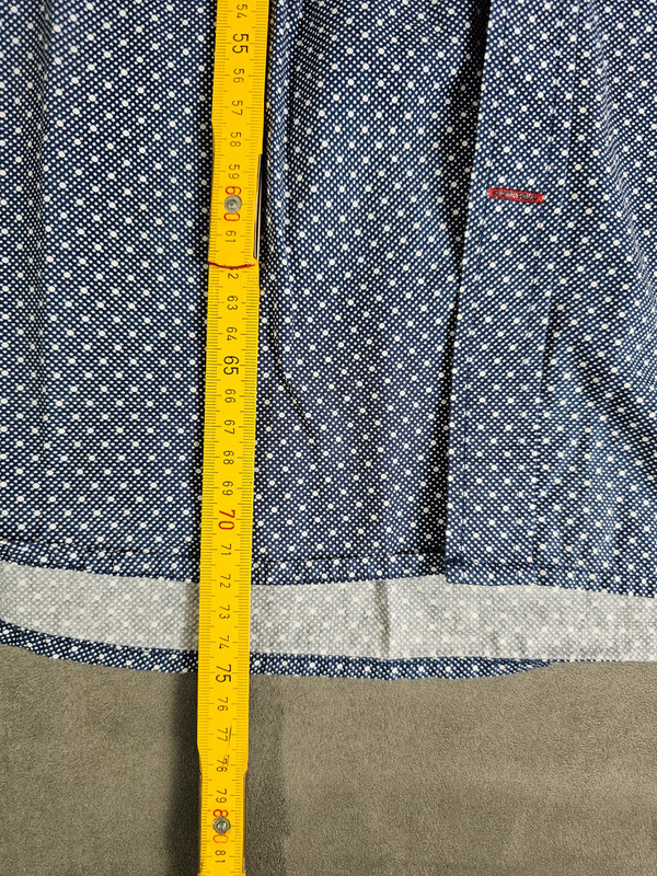 Tommy Hilfiger Slim Fit Hemd M – Dunkelblau mit weißen Punkten |360