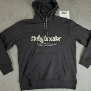 Jack & Jones Originals Hoodie Schwarz Größe L | 362