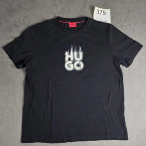 HUGO Boss T-Shirt Schwarz Herren Gr. L 🔥 Logo Print | 375