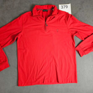 Golfino Unisex Langarm Poloshirt Rot Gr. 50 / L| 379