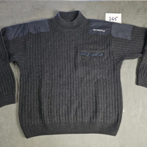 Firefly Herren Strickpullover grau mit Schulterpatches Größe ca. L/XL | 365