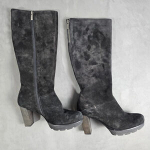 Paul Green Damen Stiefel Schwarz Wildleder Echtleder Gr. 5 (38,5) Made in Austria | 415