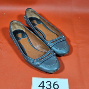 Chloé Echtleder Slipper Blau Gr. 38 |436