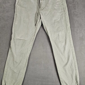 Goodthreads Herren Chino Jogger Slim Fit L/32 – Leichte Sommerhose in Grau |446