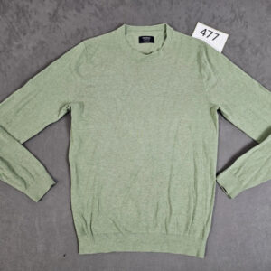 McNeal Feinstrick Pullover | Grüner Viscose-Mix | Klassischer Rundhals | Gr. S | 477