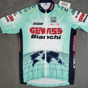 Santini SMS Gewiss Bianchi Radtrikot – Made in Italy – Größe 3XL – Vintage |484
