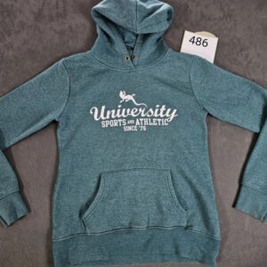 Fishbone Damen Hoodie – Grün – Größe S – University Athletic Style | 486