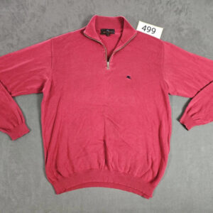 Etro Milano Herren Pullover – Made in Italy – Rot – Größe M – 100% Baumwolle| 499