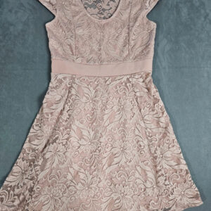 Bodyflirt Damen Spitzenkleid – Altrosa – Größe 36/38 | 459